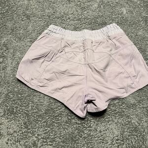 Lululemon Shorts Womens 4 Lilac Purple Running Active